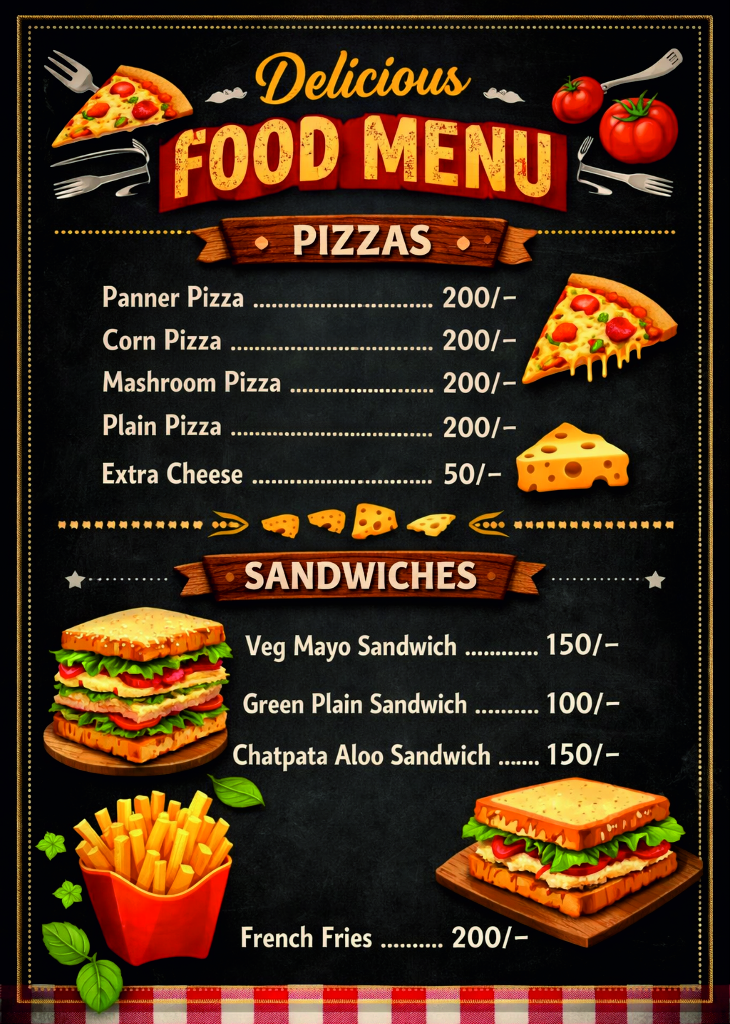 Restaurant Menu 2